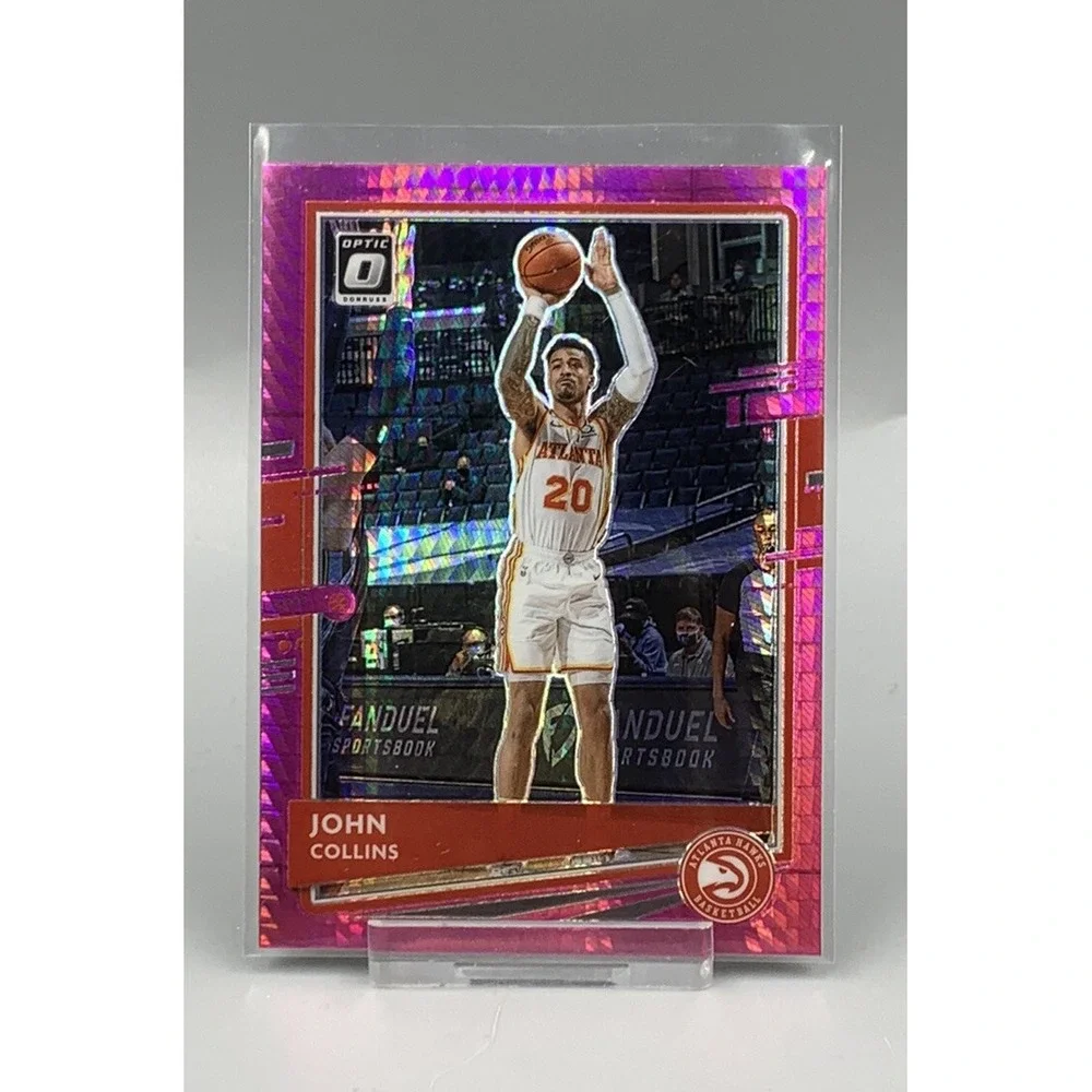JOHN COLLINS 2020-21 DONRUSS OPTIC PINK‎ HYPER PRIZM HOLO #139